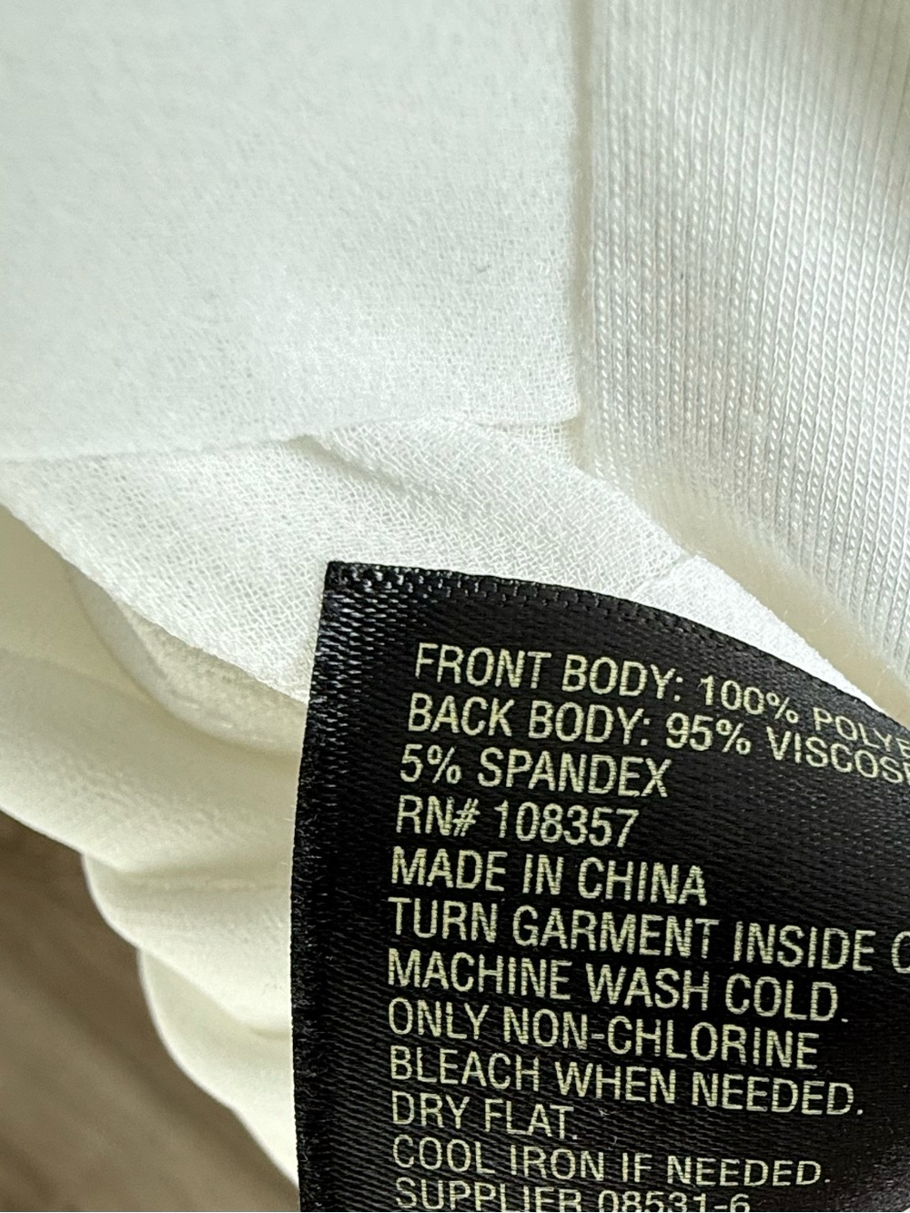 Sleeveless White Layered Ruffle Front Top - Picture 6 of 6